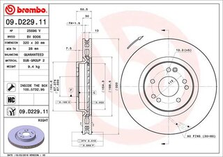 Brembo 09.D229.11