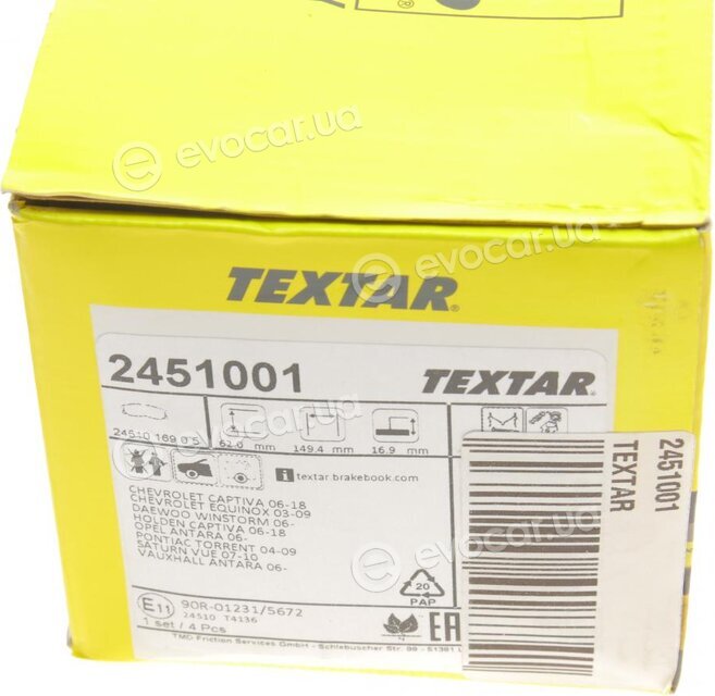 Textar 2451001