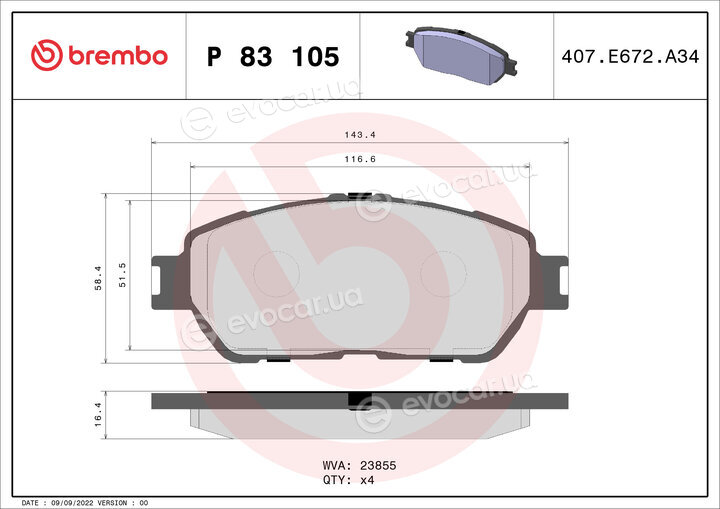 Brembo P 83 105