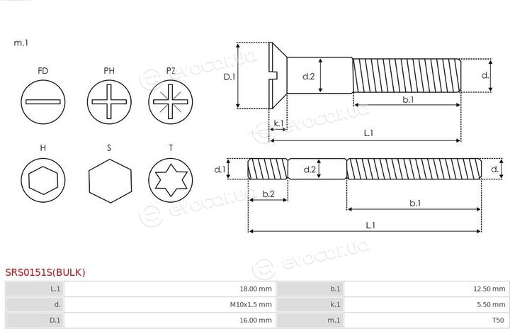 AS SRS0151S(BULK)