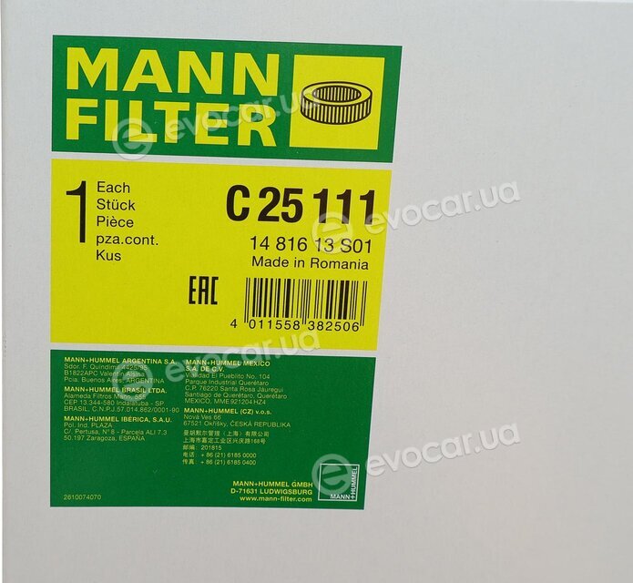 Mann C 25 111