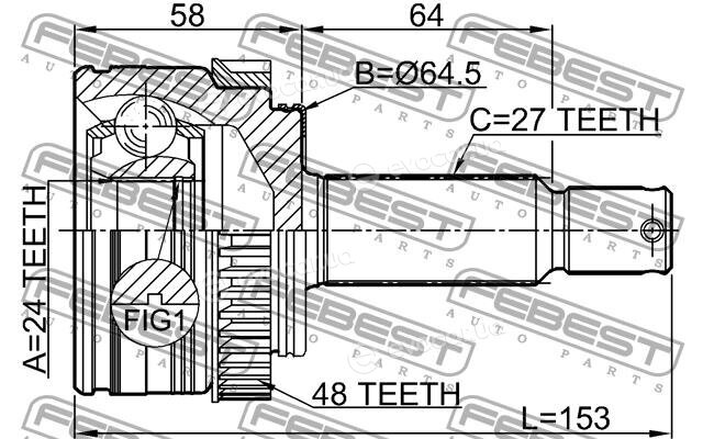 Febest 1210-IX35A48