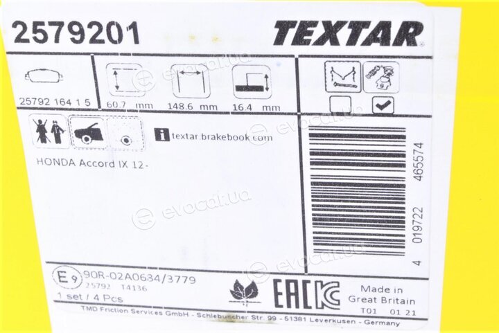 Textar 2579201