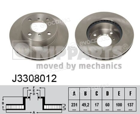 Nipparts J3308012