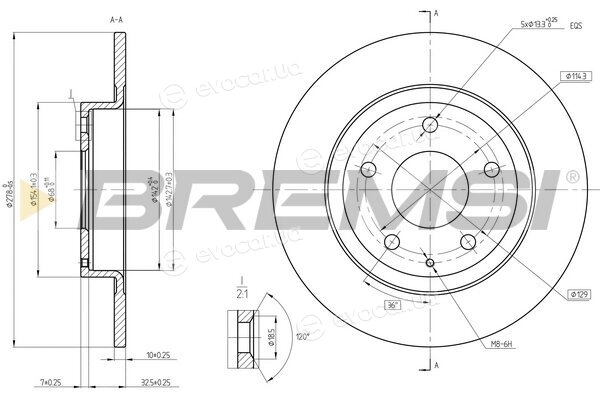Bremsi CD8477S