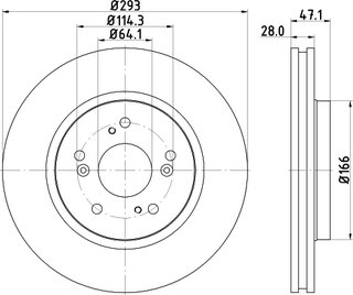 Hella Pagid 8DD 355 115-941