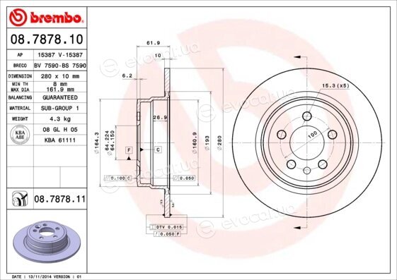 Brembo 08.7878.11