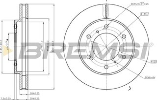 Bremsi CD7818V