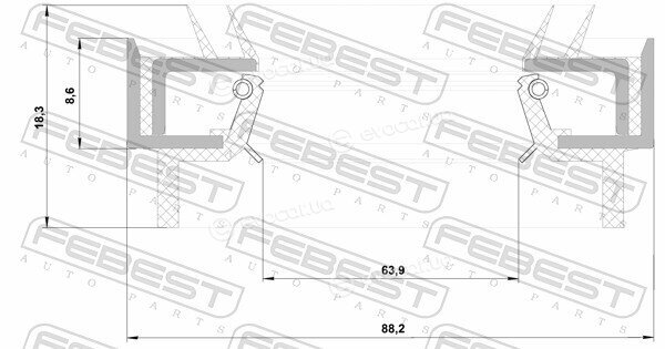 Febest 95SCY-65880918X
