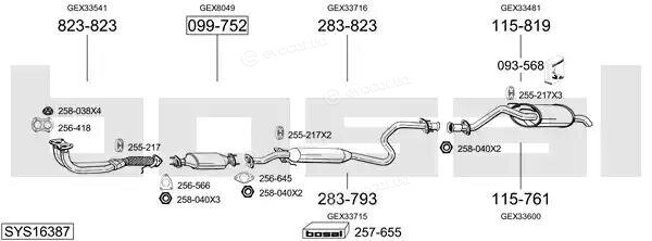 Bosal SYS16387