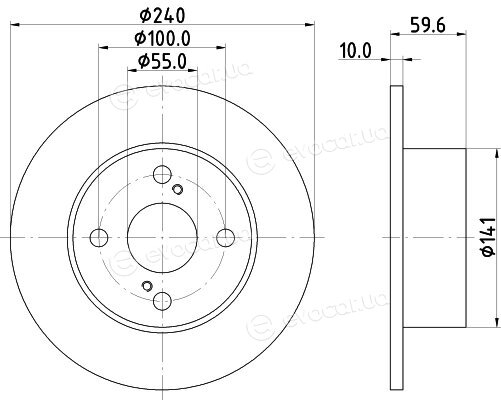 Hella Pagid 8DD 355 111-711