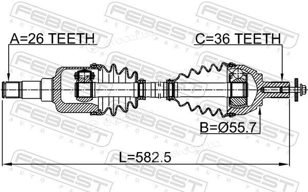 Febest 2114-CB4LH