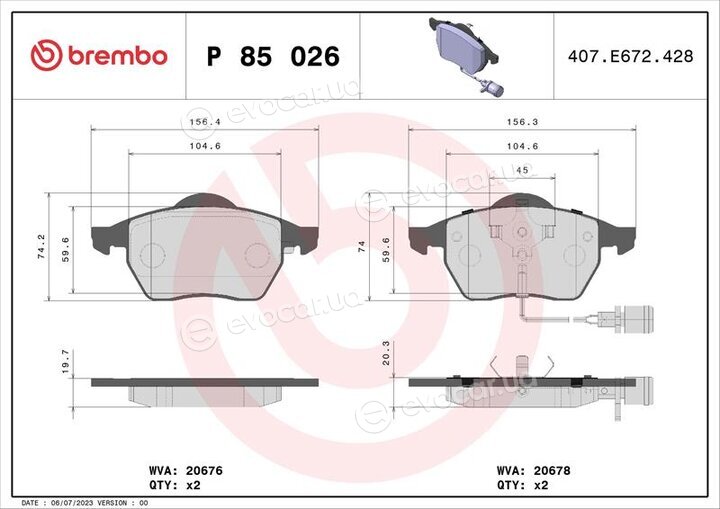 Brembo P 85 026