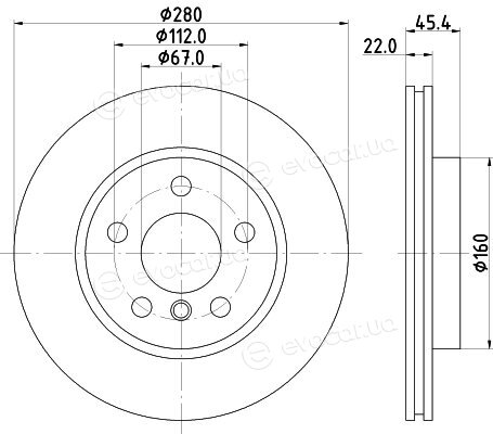 Hella Pagid 8DD 355 123-481