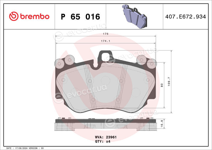 Brembo P 65 016