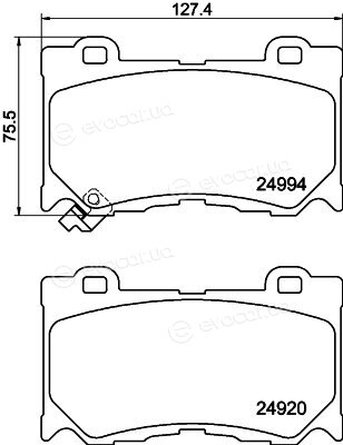 Hella Pagid 8DB 355 015-411