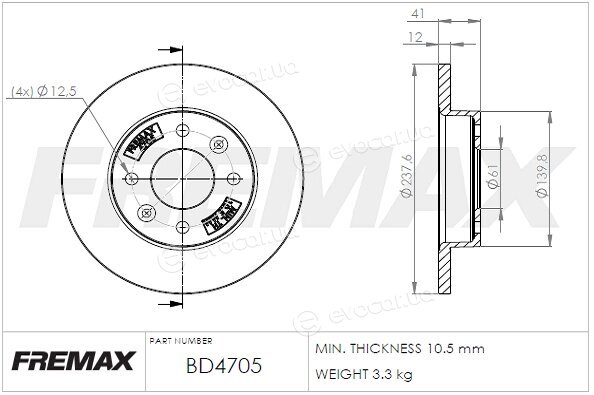 Fremax BD-4705