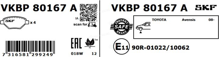 SKF VKBP 80167 A