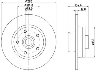 Hella Pagid 8DD 355 125-281