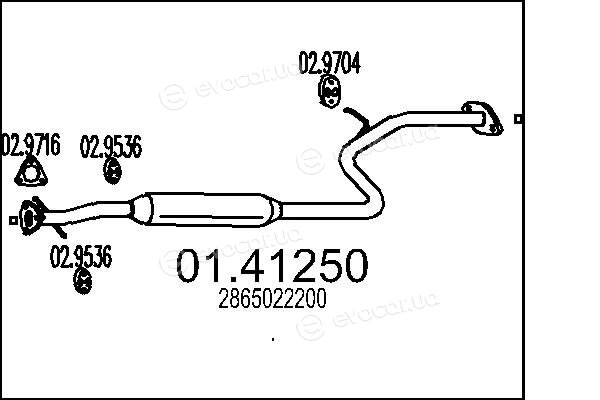 MTS 01.41250