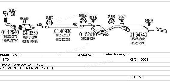 MTS C380357003216