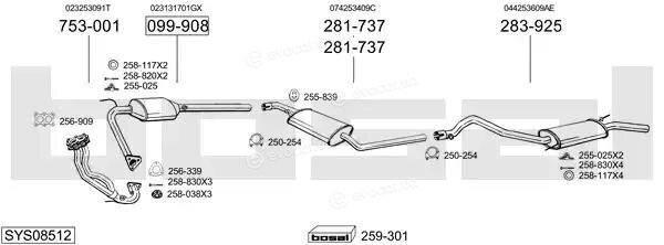 Bosal SYS08512