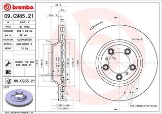 Brembo 09.C985.21