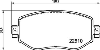 Hella Pagid 8DB 355 025-851