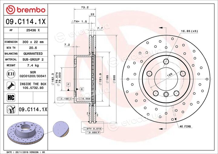 Brembo 09.C114.1X
