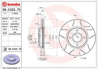 Brembo 09.C422.75