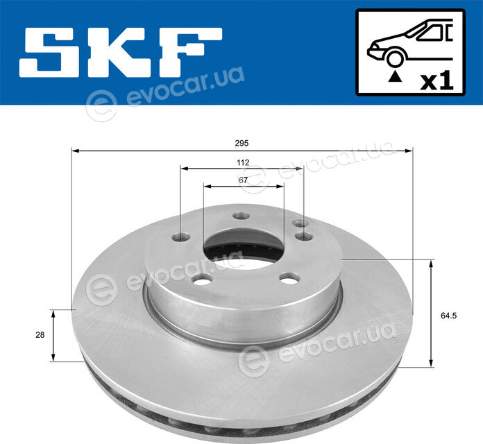 SKF VKBD 80181 V1