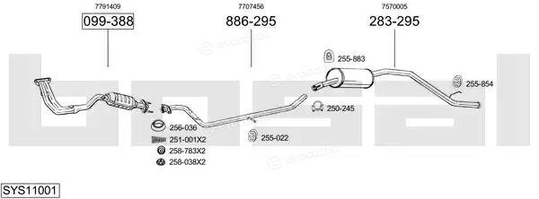 Bosal SYS11001