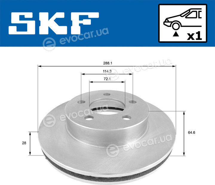 SKF VKBD 80737 V1