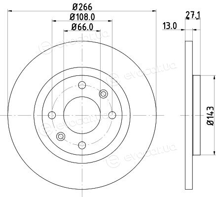 Hella Pagid 8DD 355 105-751