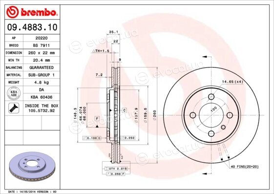 Brembo 09.4883.10