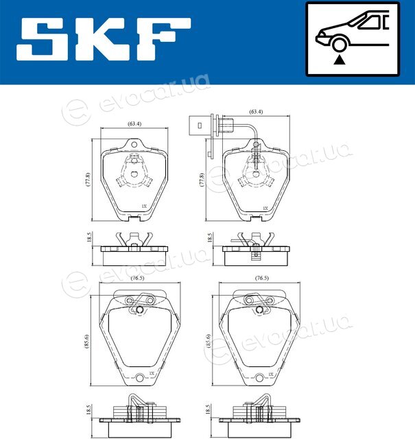 SKF VKBP 81063 E