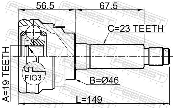 Febest 1110-M100
