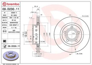 Brembo 09.D230.11