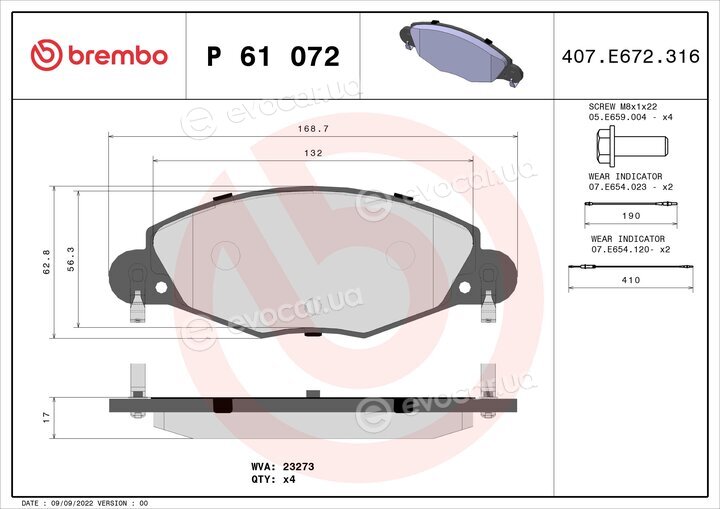 Brembo P 61 072