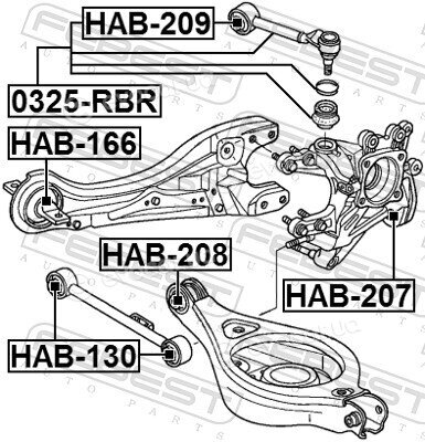 Febest HAB-208