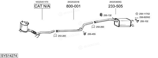 Bosal SYS14274