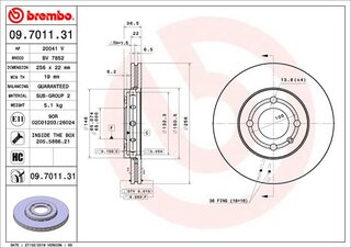 Brembo 09.7011.31