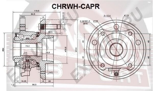 Asva CHRWH-CAPR