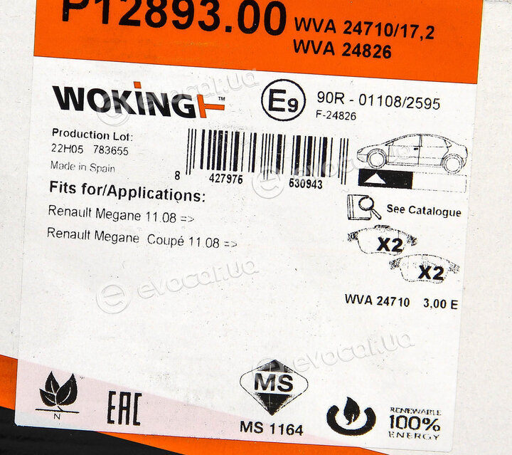 Woking P12893.00