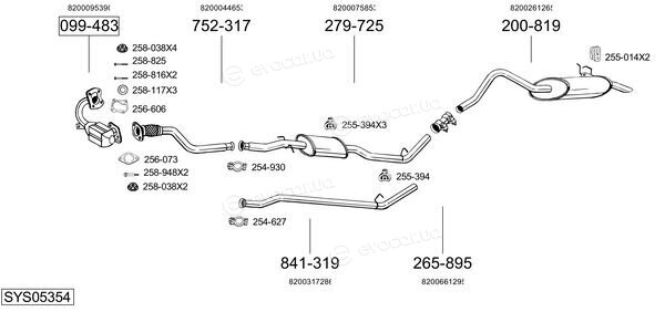 Bosal SYS05354