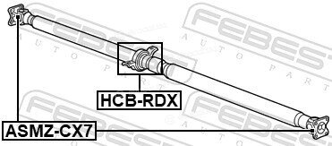 Febest HCB-RDX