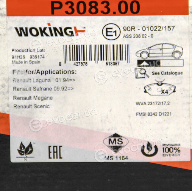 Woking P3083.00