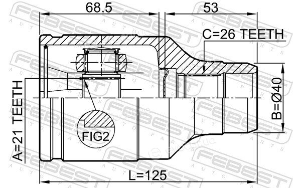 Febest 0711-LNRH
