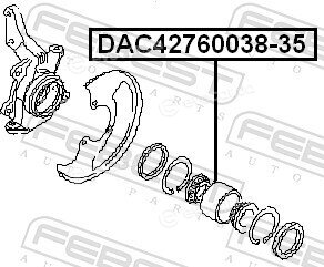 Febest DAC42760038-35