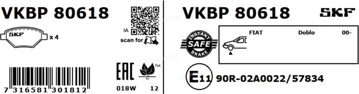 SKF VKBP 80618